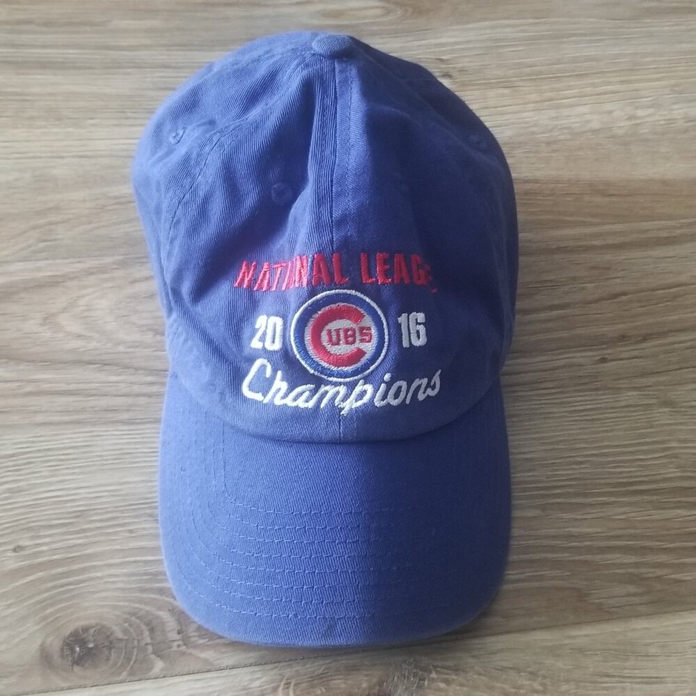 CHICAGO CUBS 2016 CHAMPIONS BLUE BASEBALL CAP